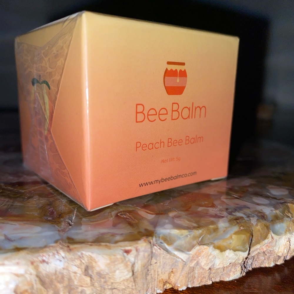 Peach 🍑 Bee Balm Lip Propolis Balm Pot